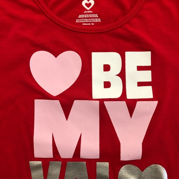 Bundle of 2 Valentine’s Day t-shirts for girl - Picture 5 of 6